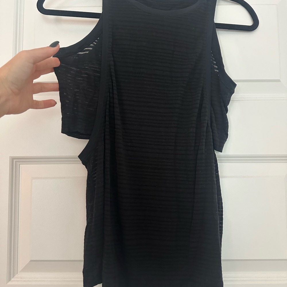 Black Lululemon tank top sz 4